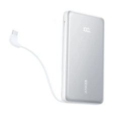 Anker Zolo 10000mAh White 22.5W Power Bank with Digital Display